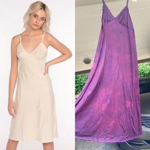 Hand-dyed Vintage Slip Dress